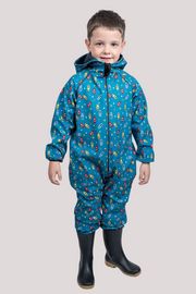 Salopeta copii impermeabila Lozan din softshell Masinute