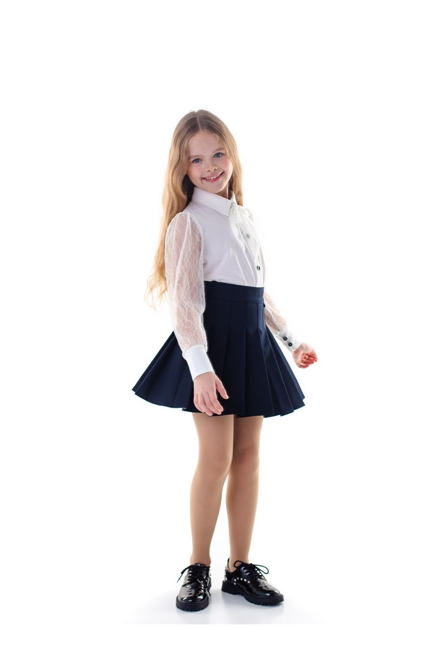 Fusta scoala uniforma Gardenia Suzie Fucsia