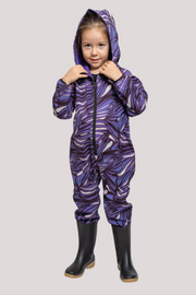 Kids Waterproof Softshell Suit Zebra