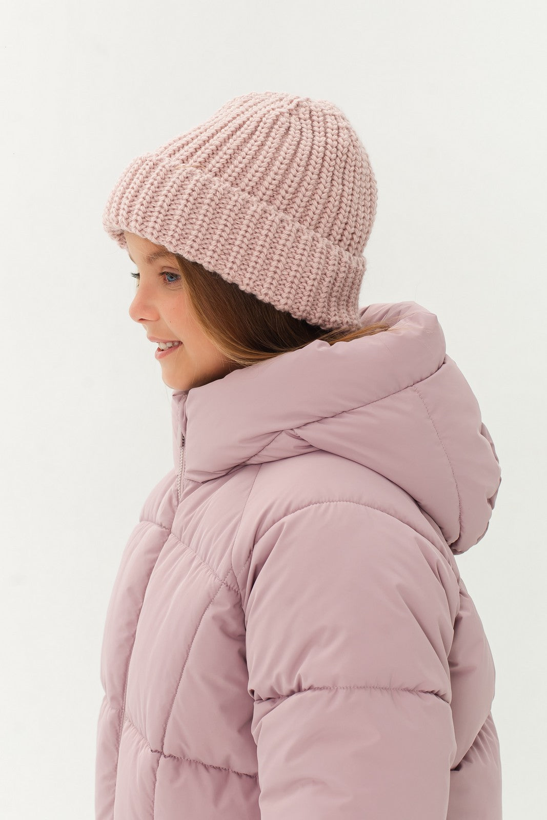 Caciula Tatum Roz Pudra