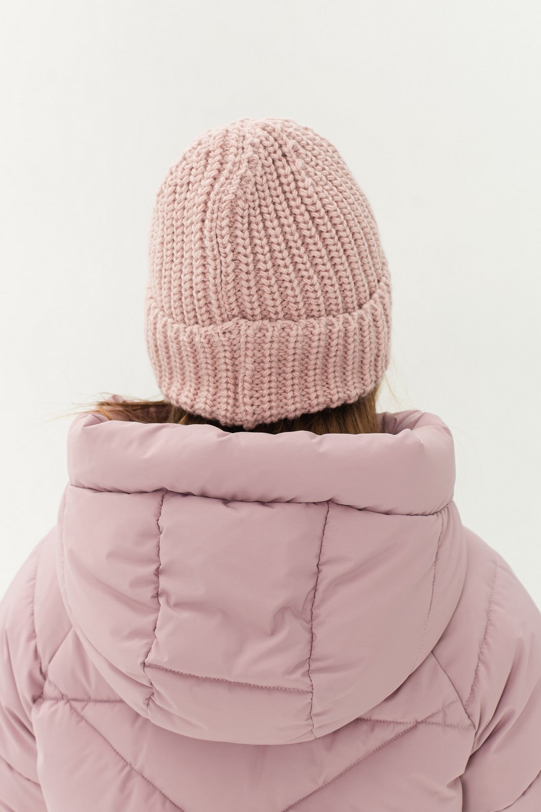 Caciula Tatum Roz Pudra