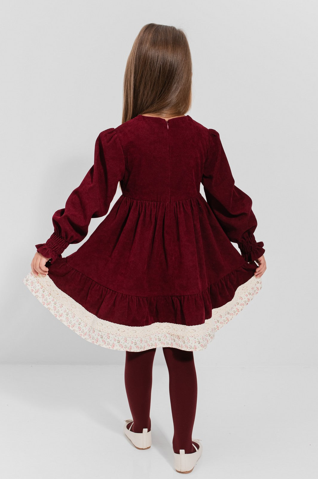 Rochia Aysel Burgundy