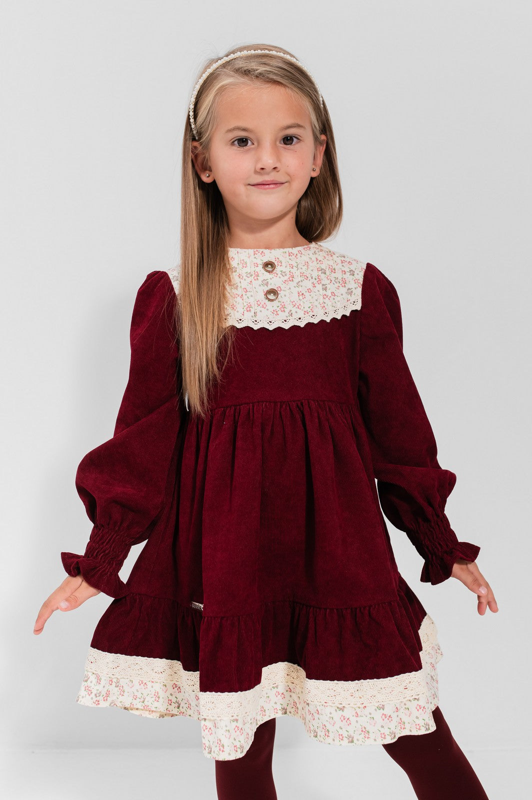 Rochia Aysel Burgundy