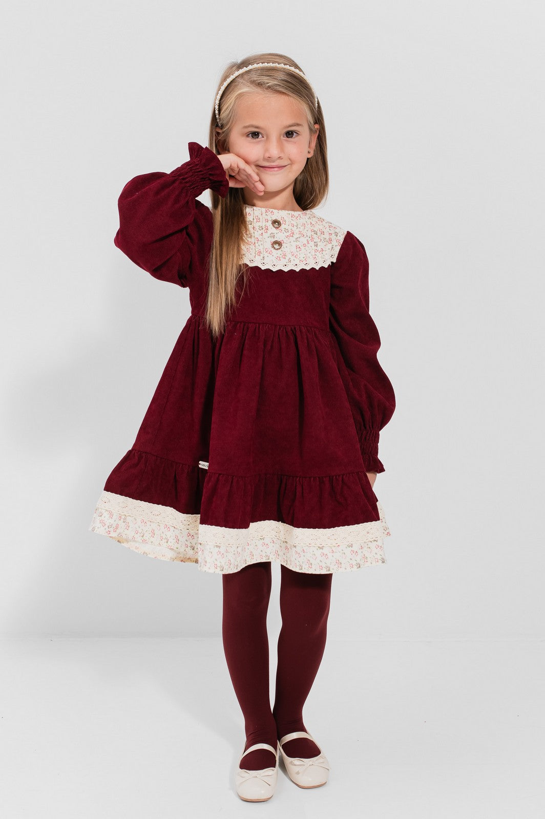 Rochia Aysel Burgundy