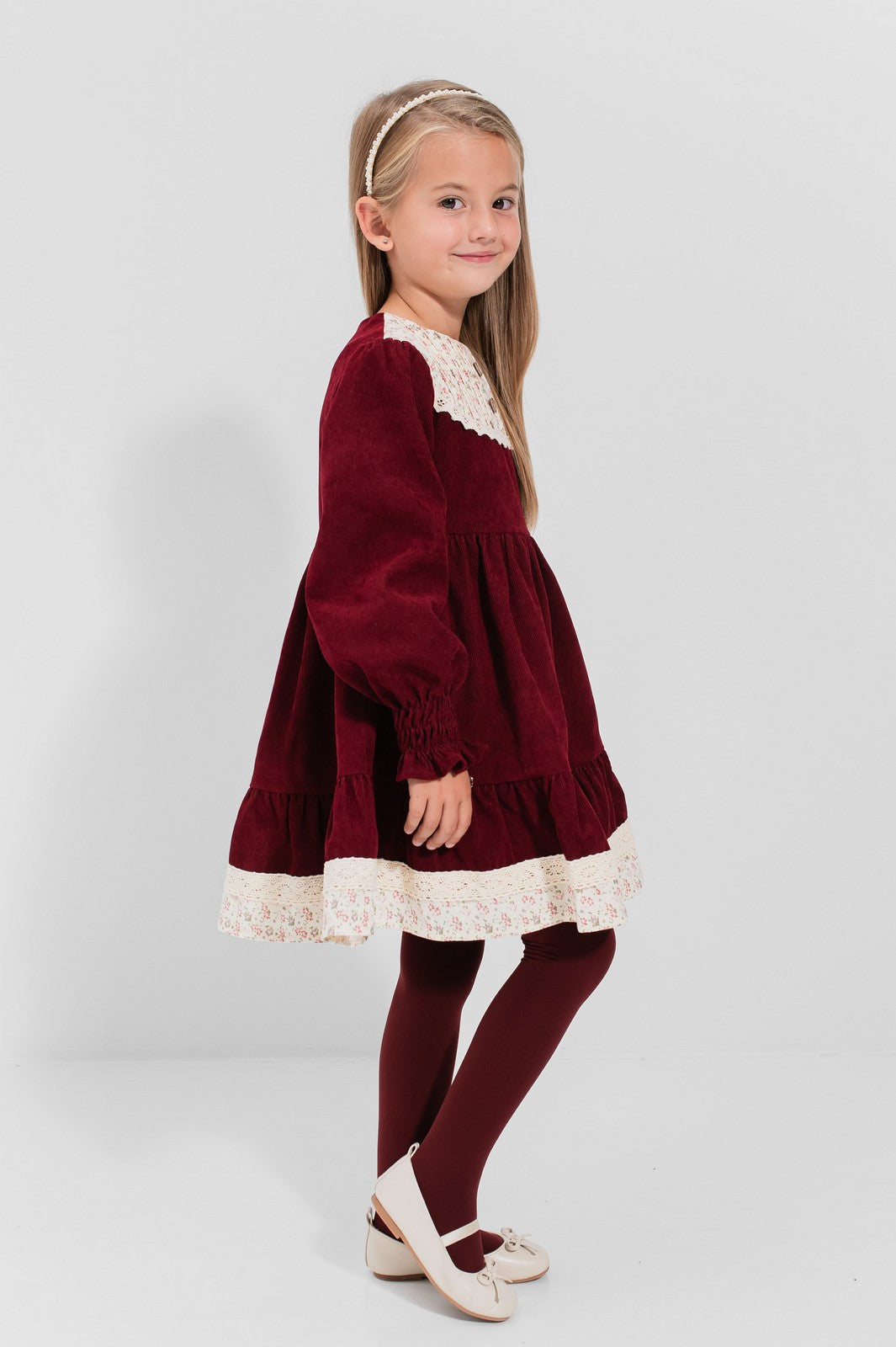 Rochia Aysel Burgundy