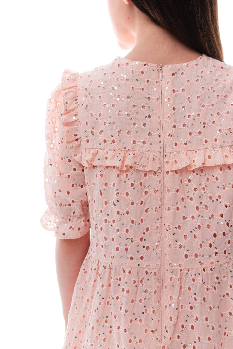 Rochie Beverly Roz Pudra