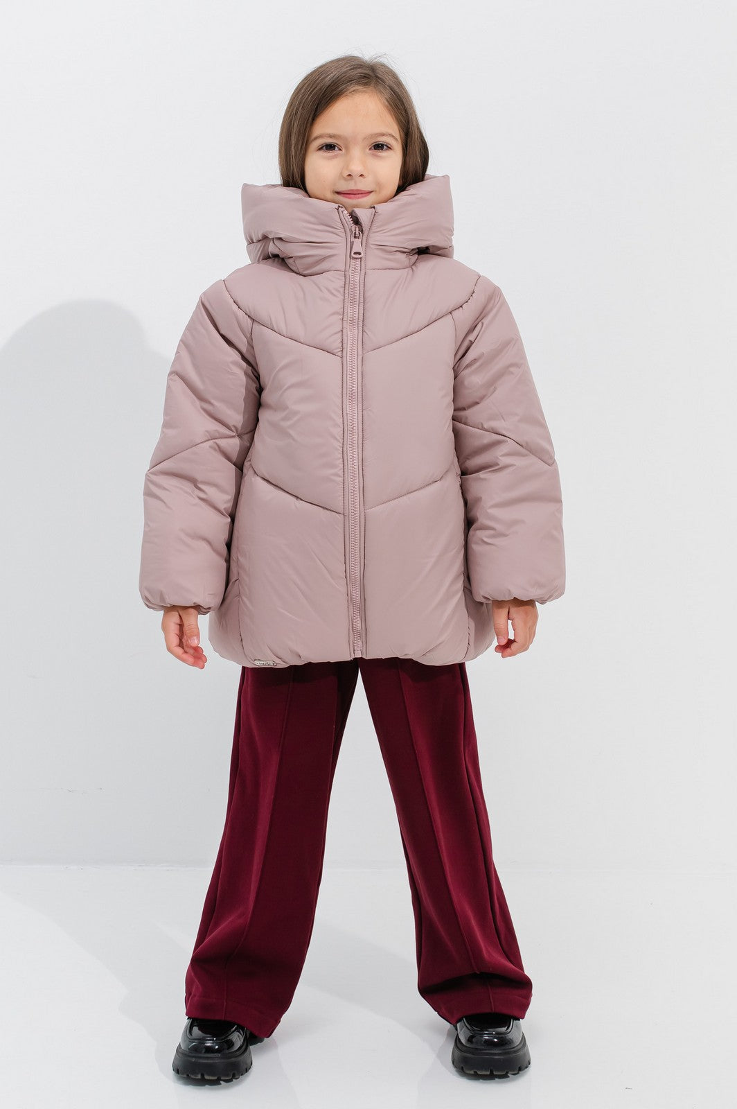 Geaca Marion Roz Pudra