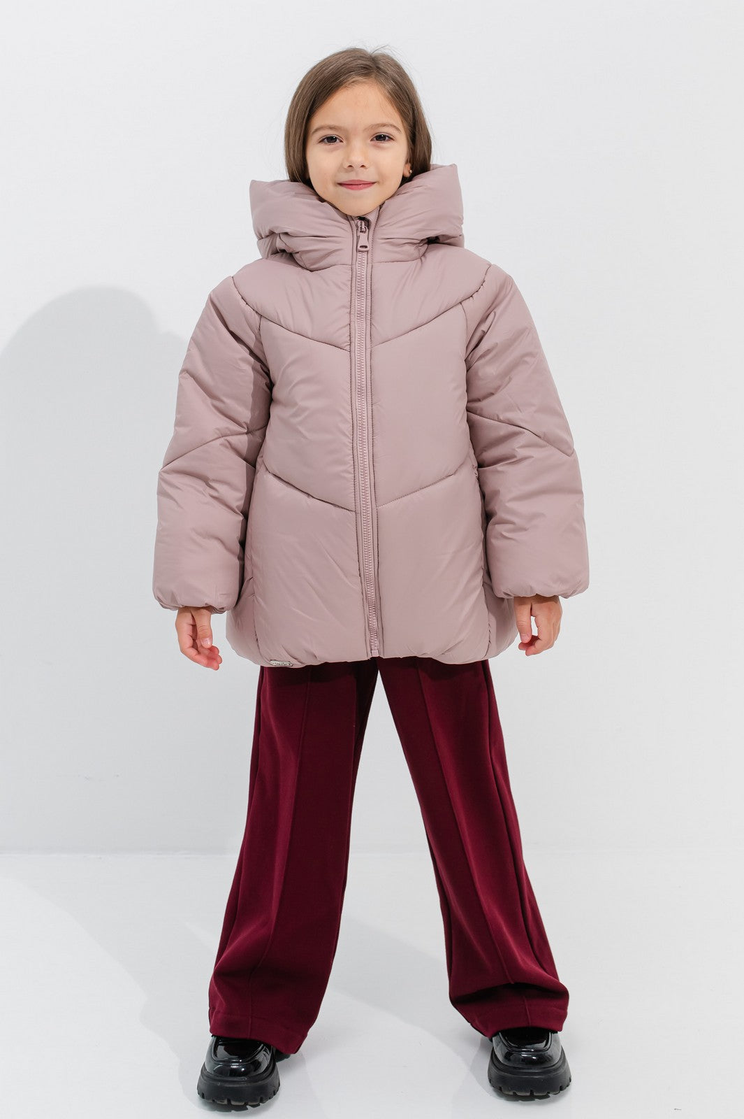 Geaca Marion Roz Pudra