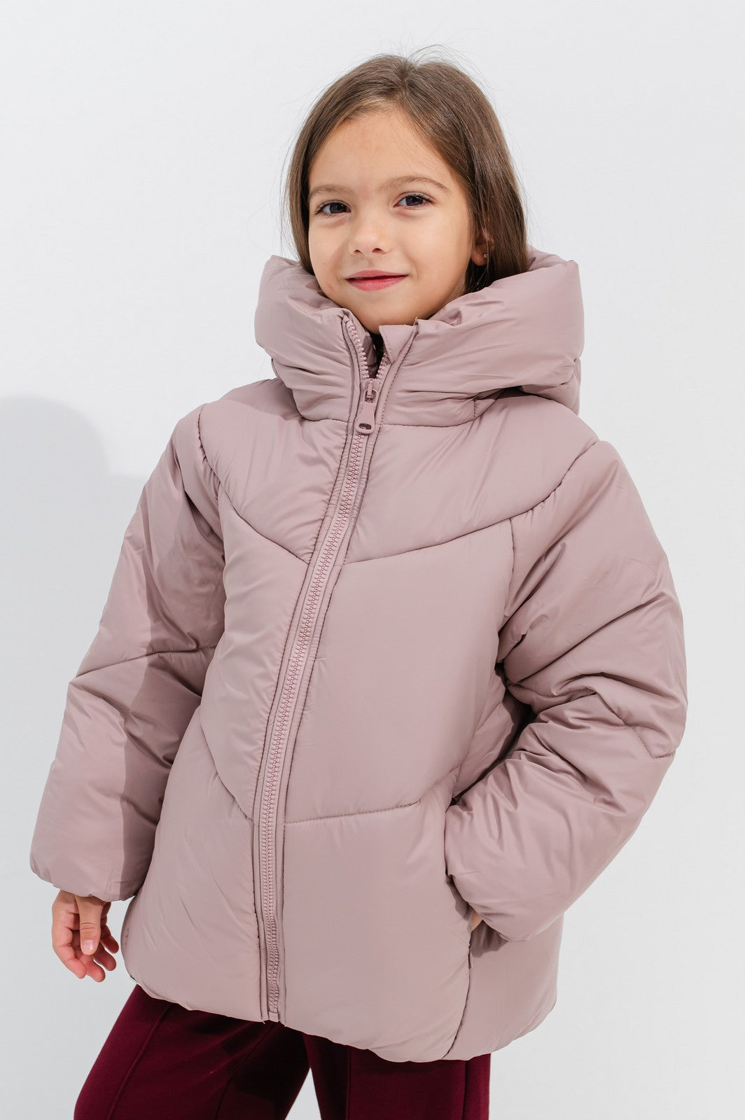 Geaca Marion Roz Pudra