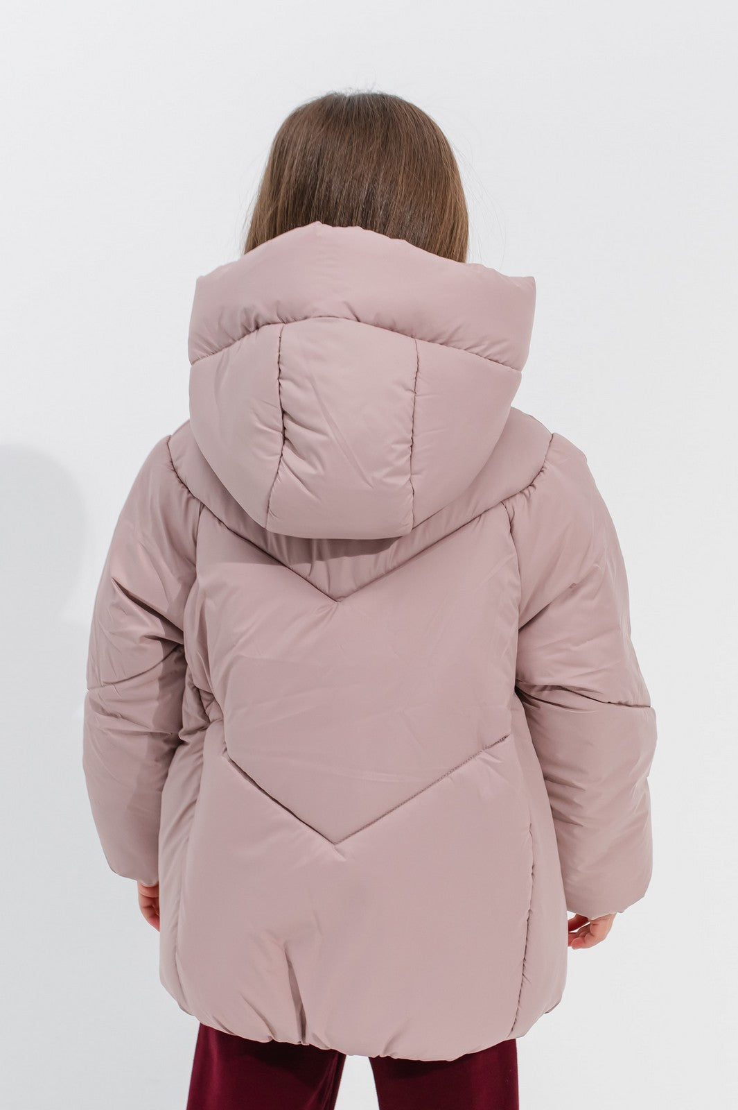 Geaca Marion Roz Pudra