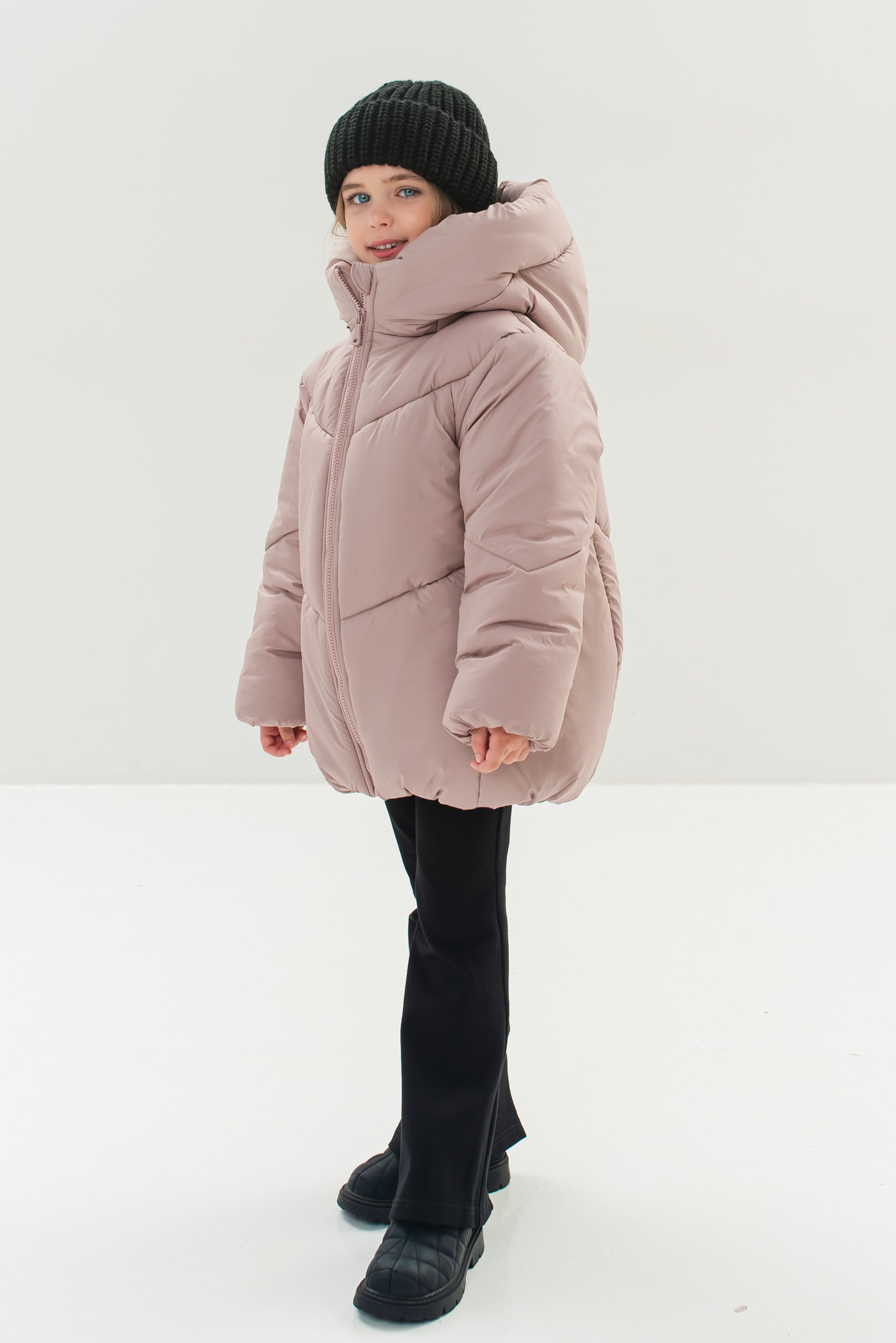 Geaca Marion Roz Pudra