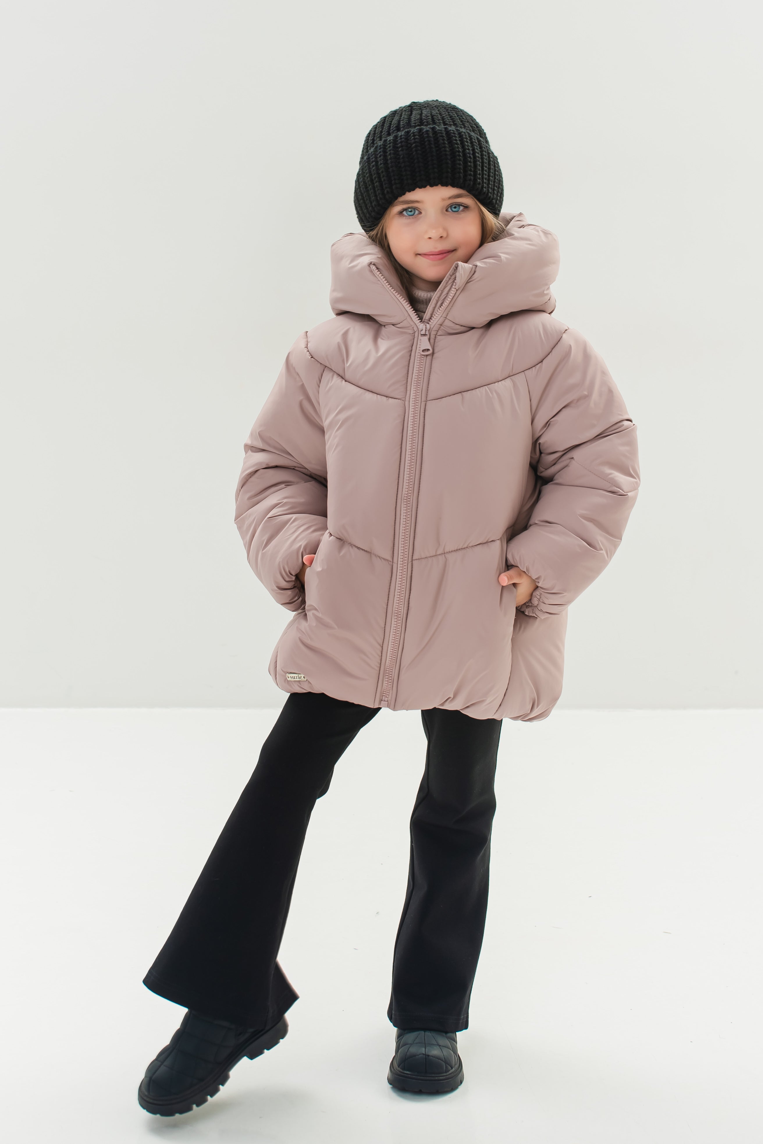 Geaca Marion Roz Pudra