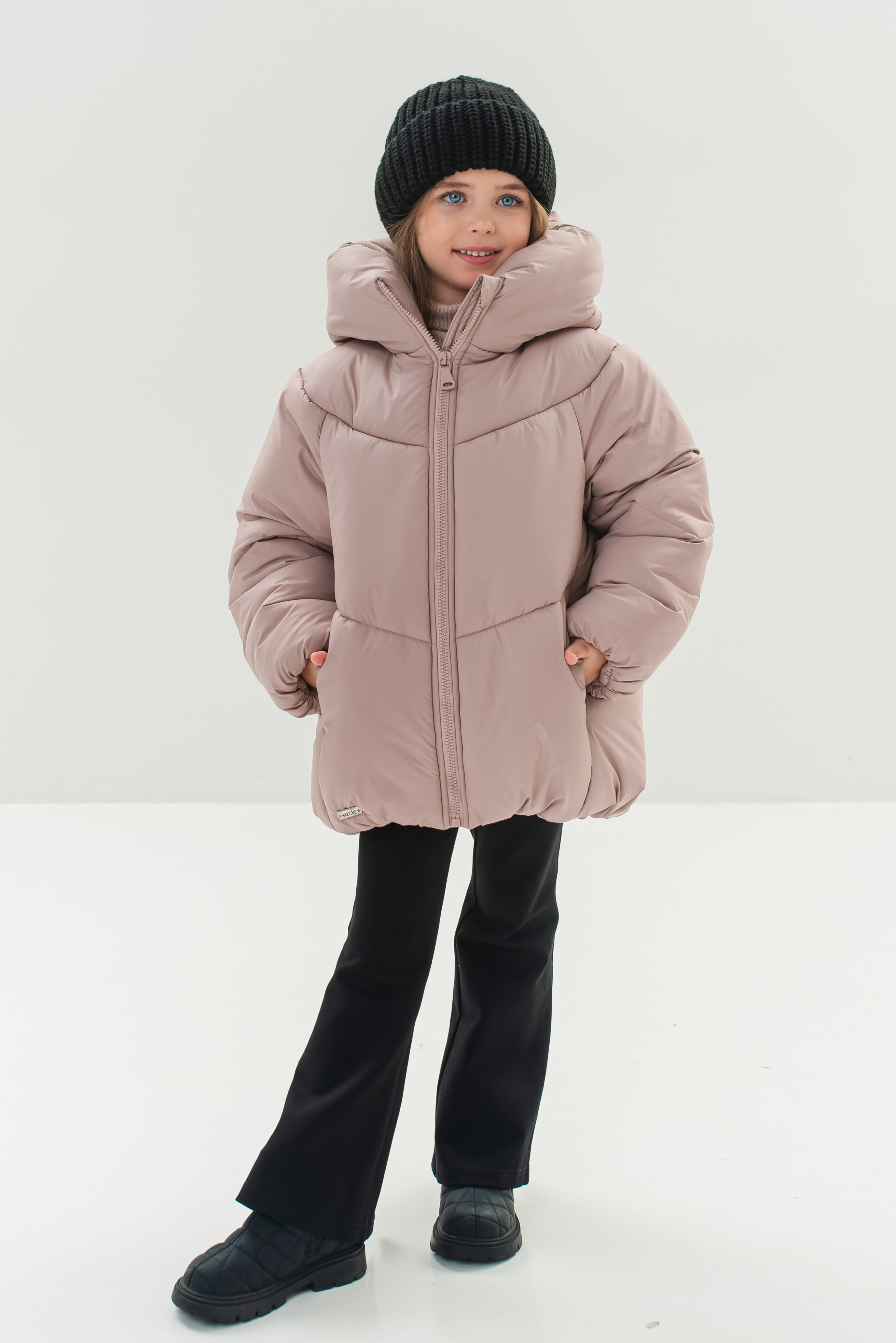 Geaca Marion Roz Pudra