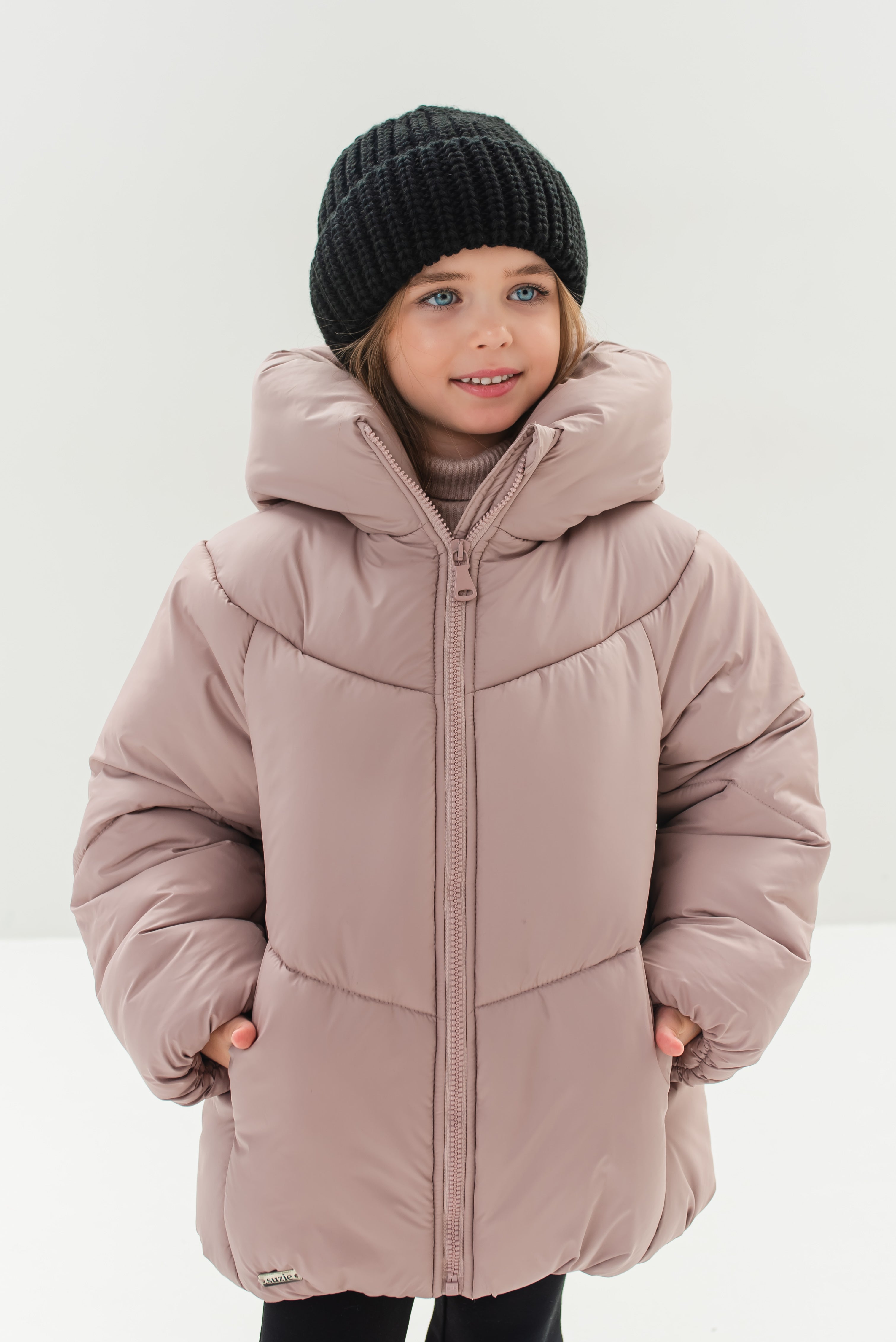 Geaca Marion Roz Pudra