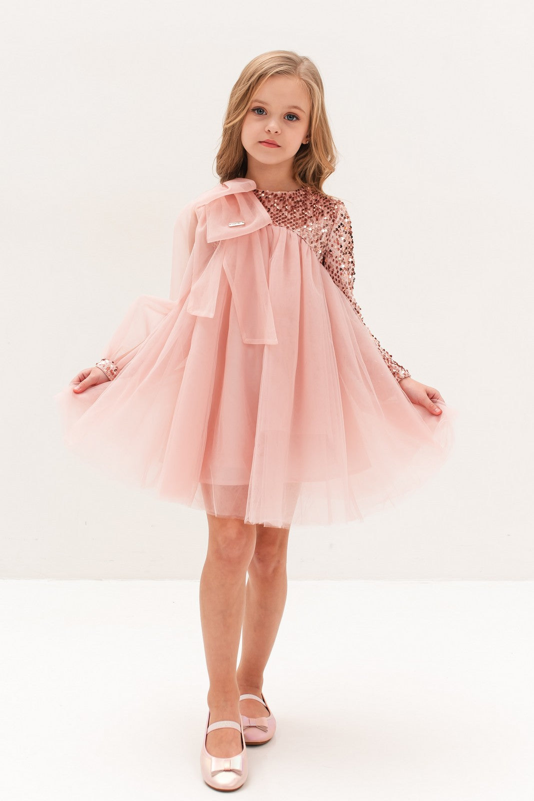 Rochita eleganta Abelia Roz Pudra