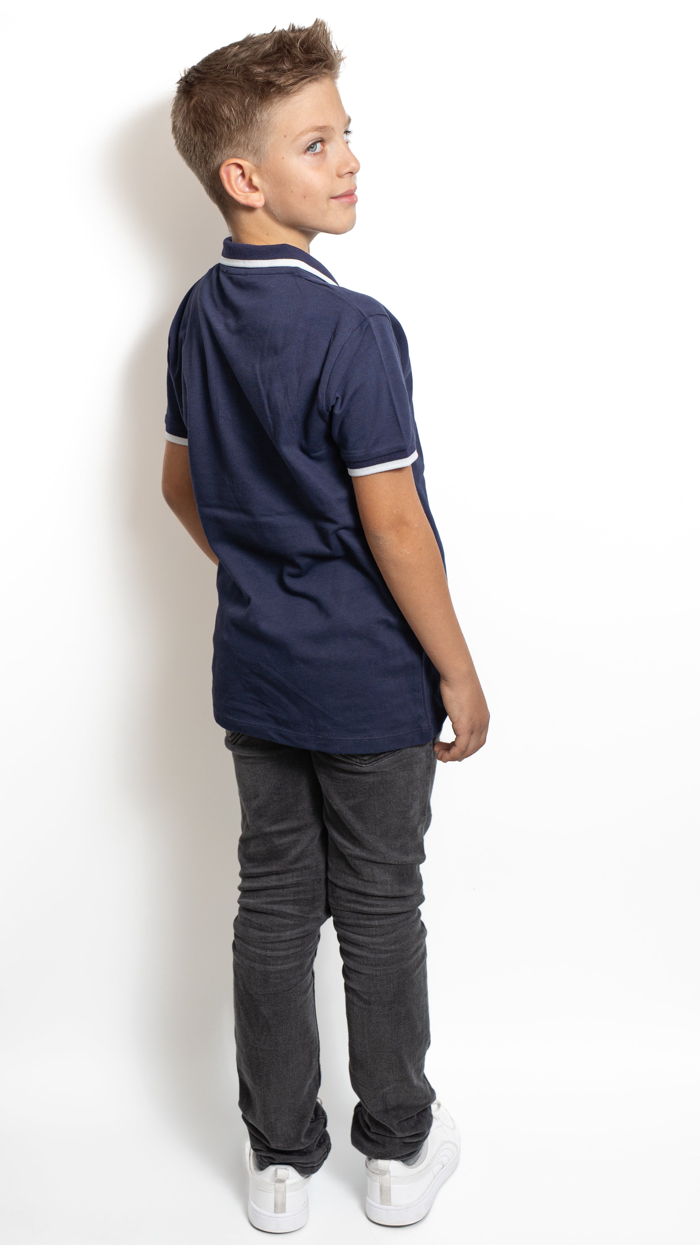 Tricou polo Bleumarin