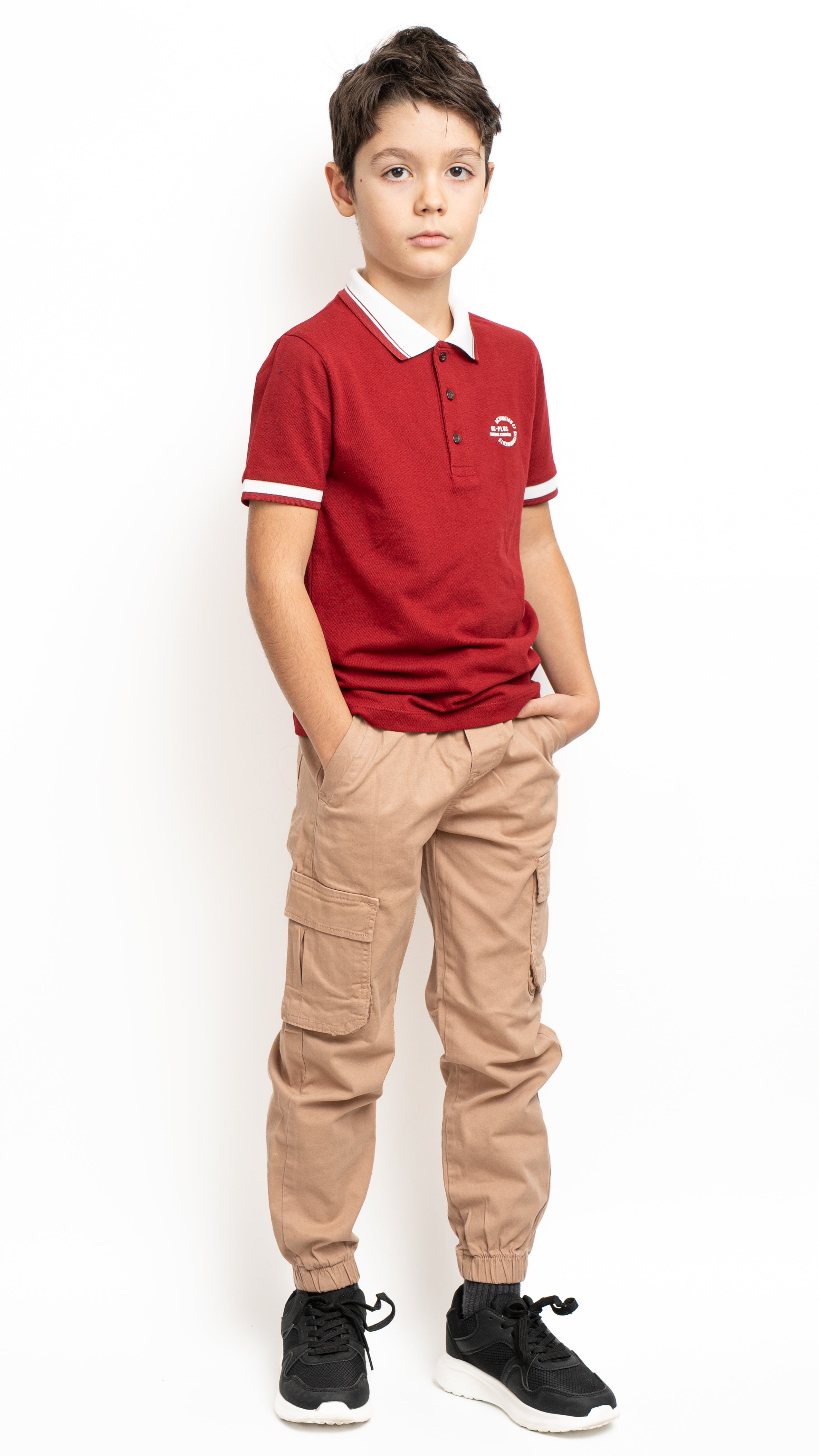 Tricou polo rosu Oliver