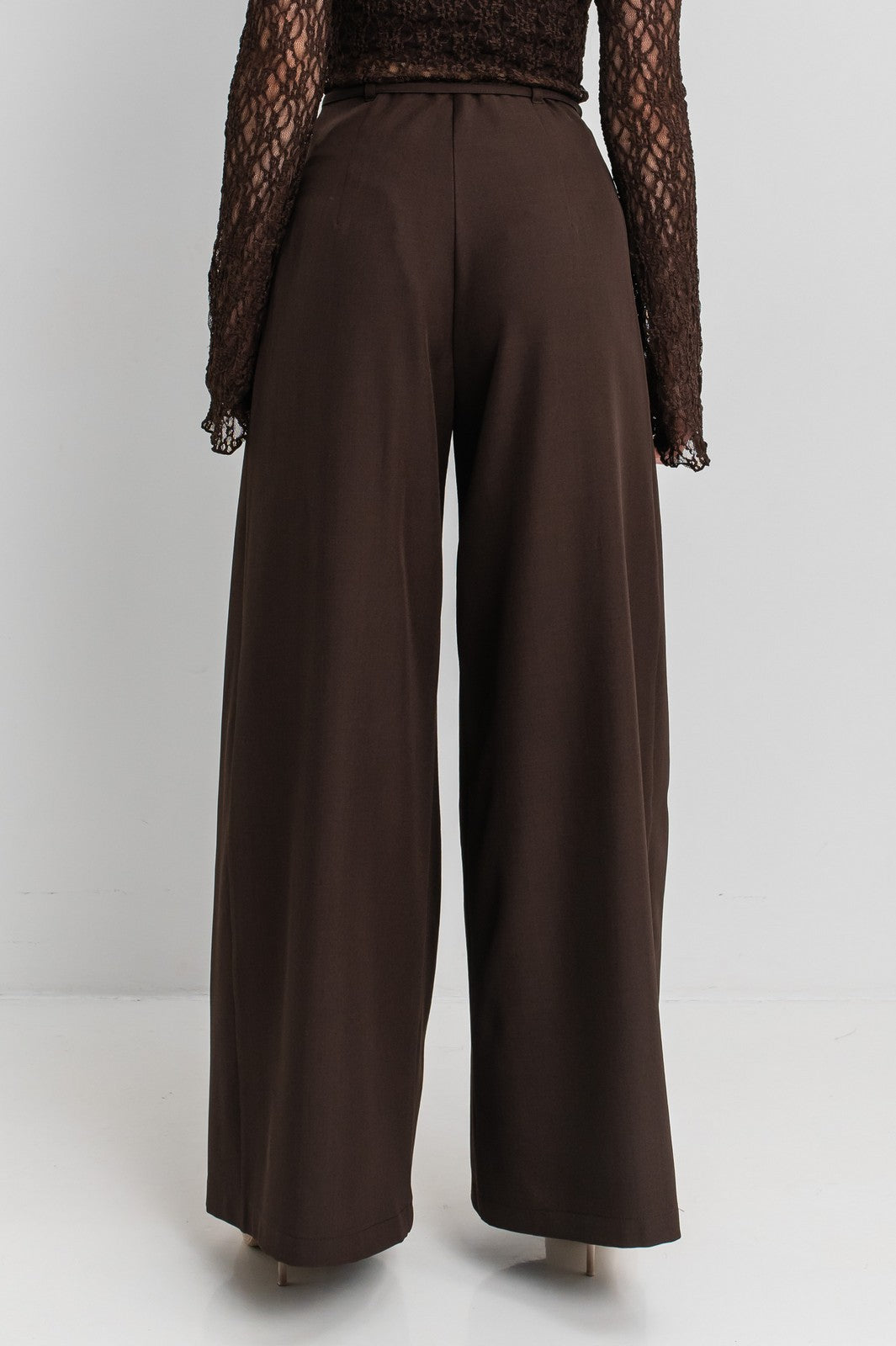 Pantaloni eleganti Ahata Chocolate