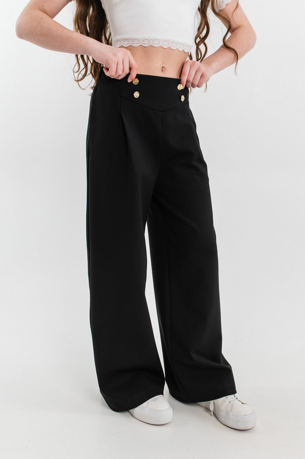Pantalonii Agnia Black