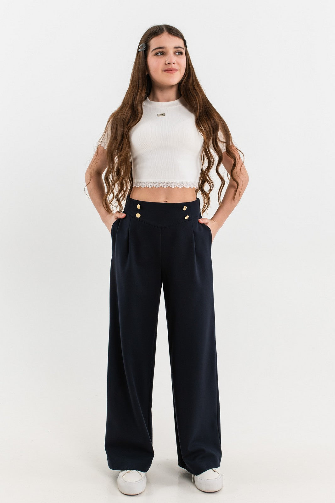 Pantalonii Agnia Blue