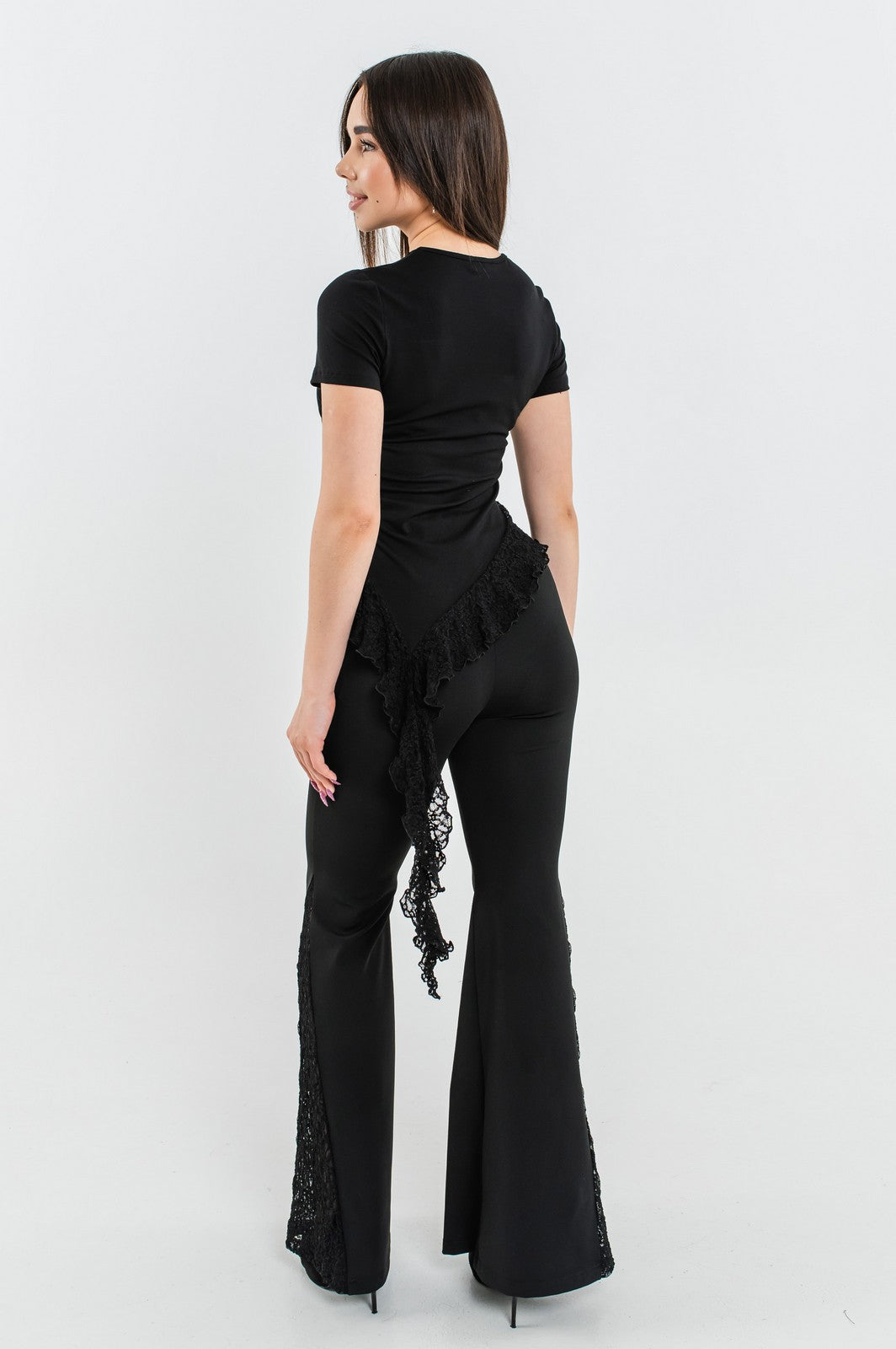 Pantaloni Starla Negru