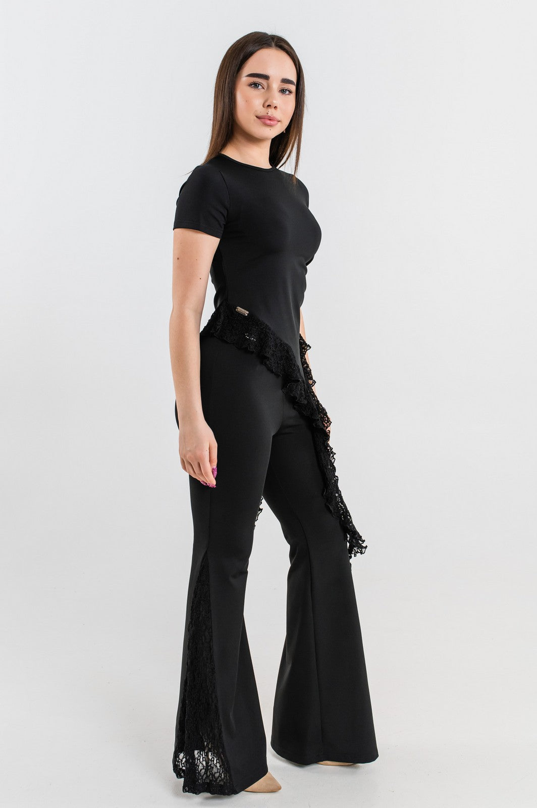Pantaloni Starla Negru