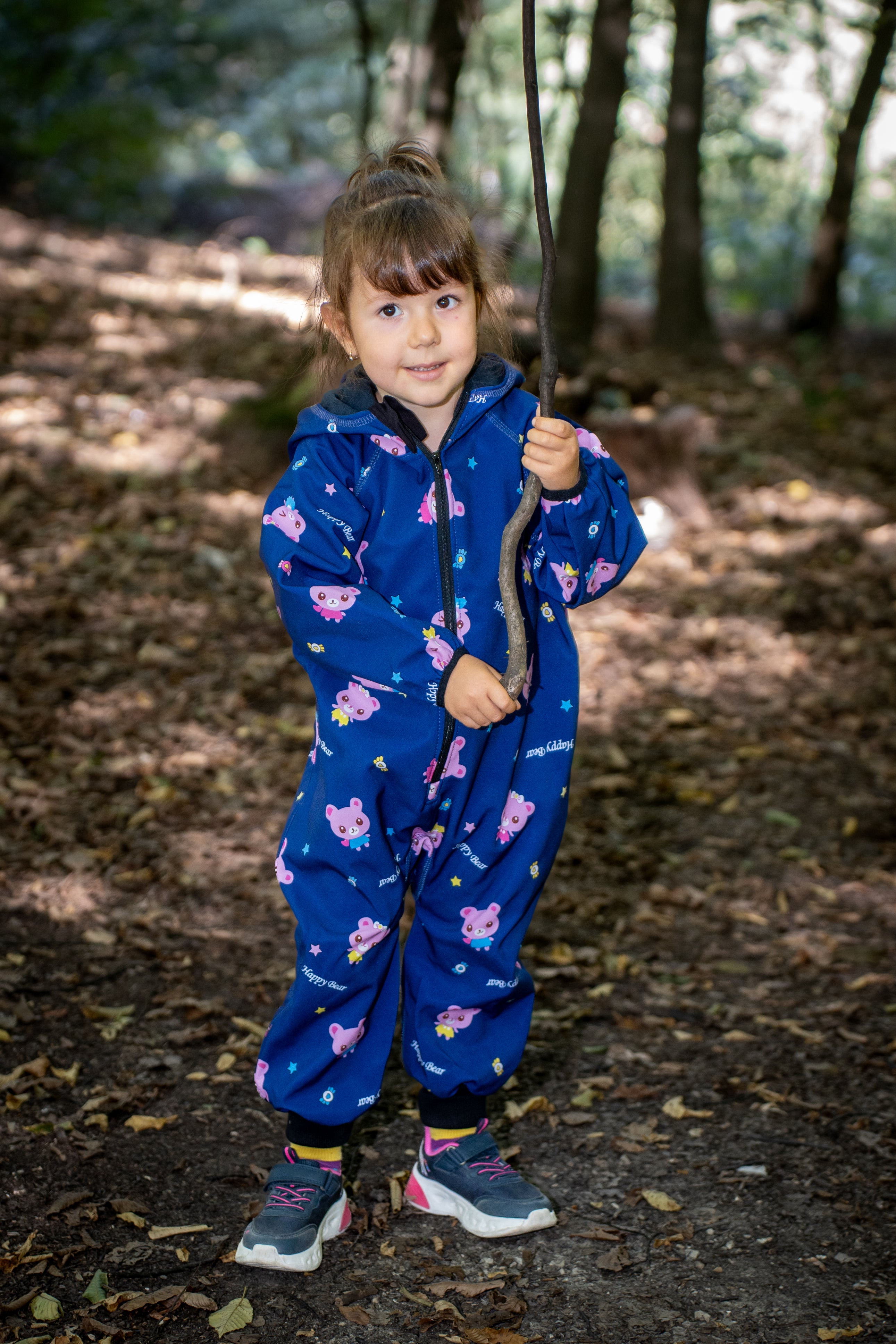 Salopeta copii impermeabila Lozan din softshell Ursuleti