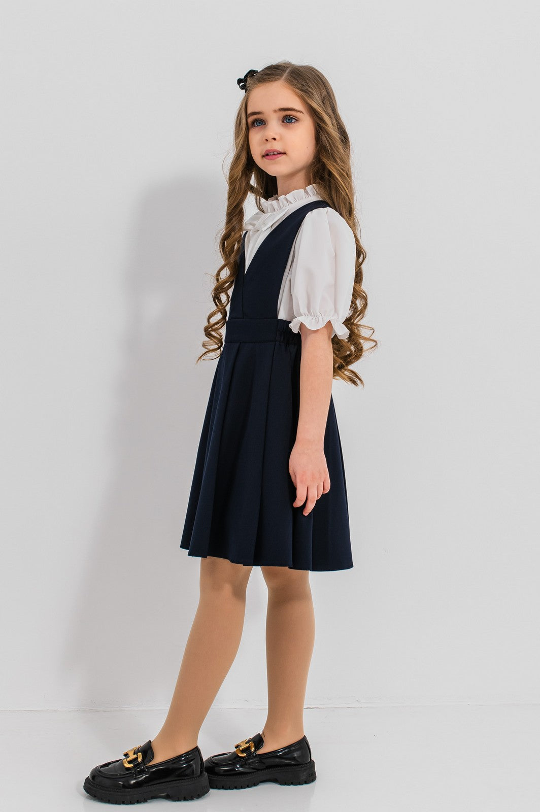 Sarafan scoala Adelaide Blue