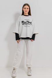 Girls Sweatshirt Valentane Black