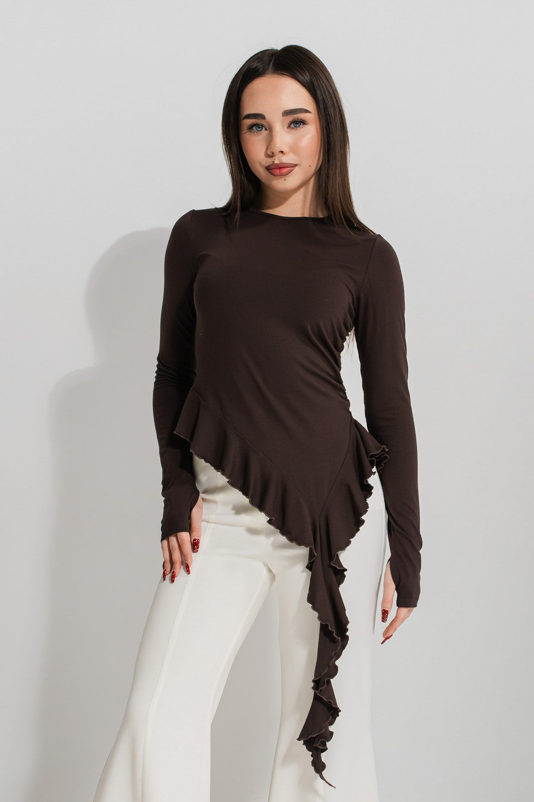 Bluza Nicole Ciocolatiu