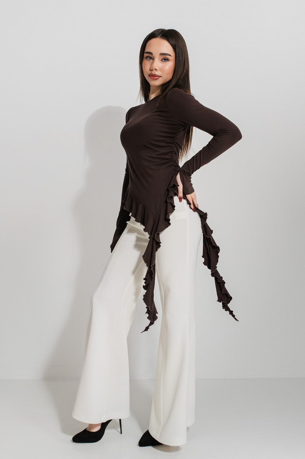 Bluza Nicole Ciocolatiu