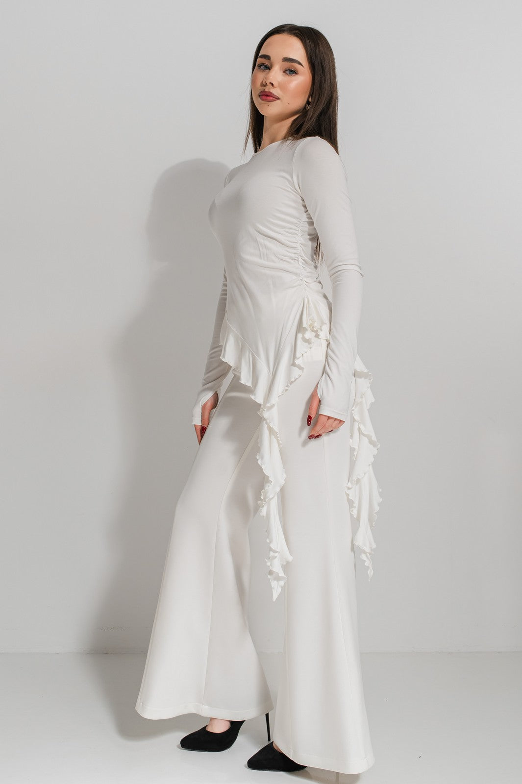 Bluza Nicole Alb