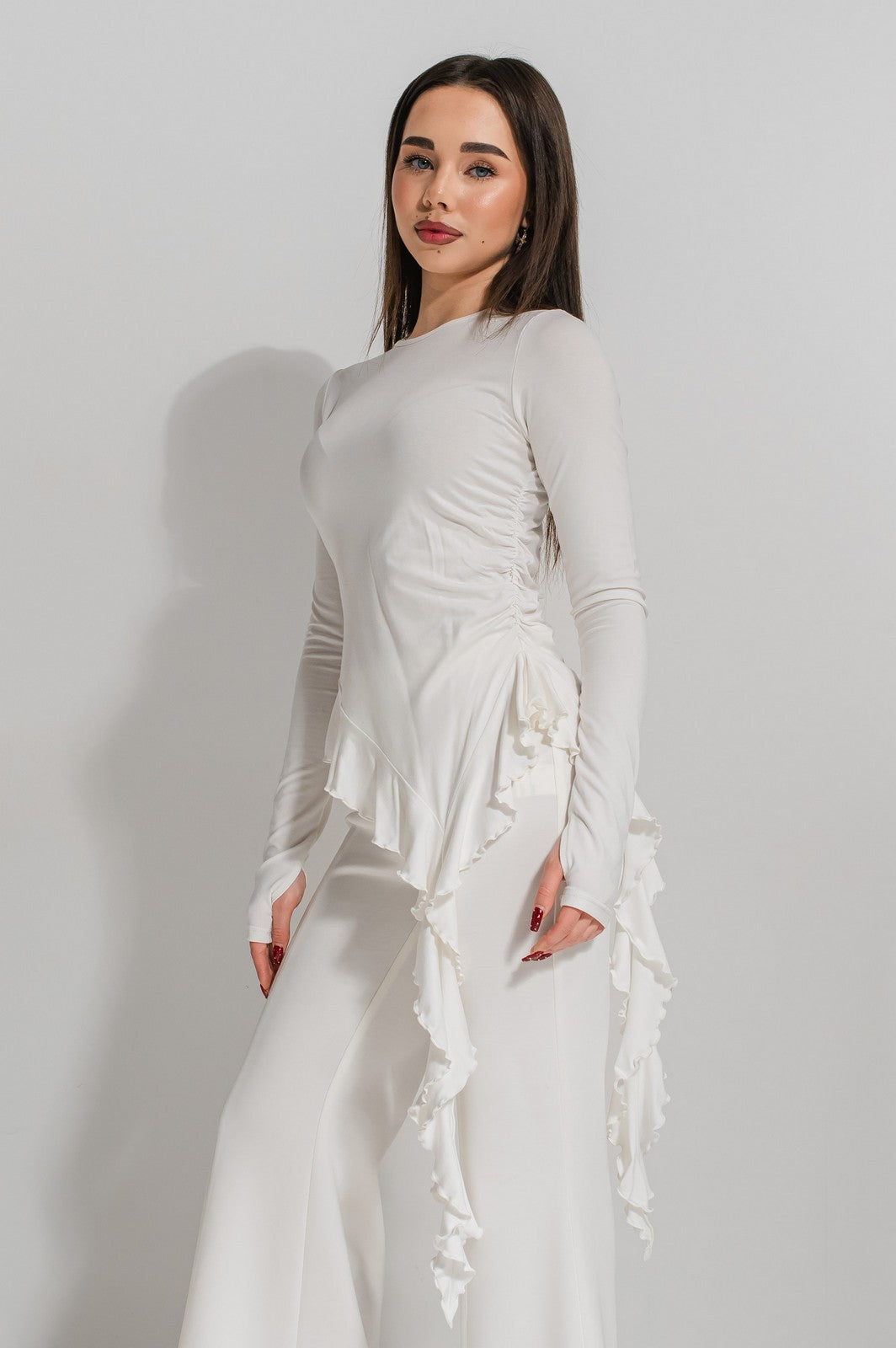 Bluza Nicole Alb