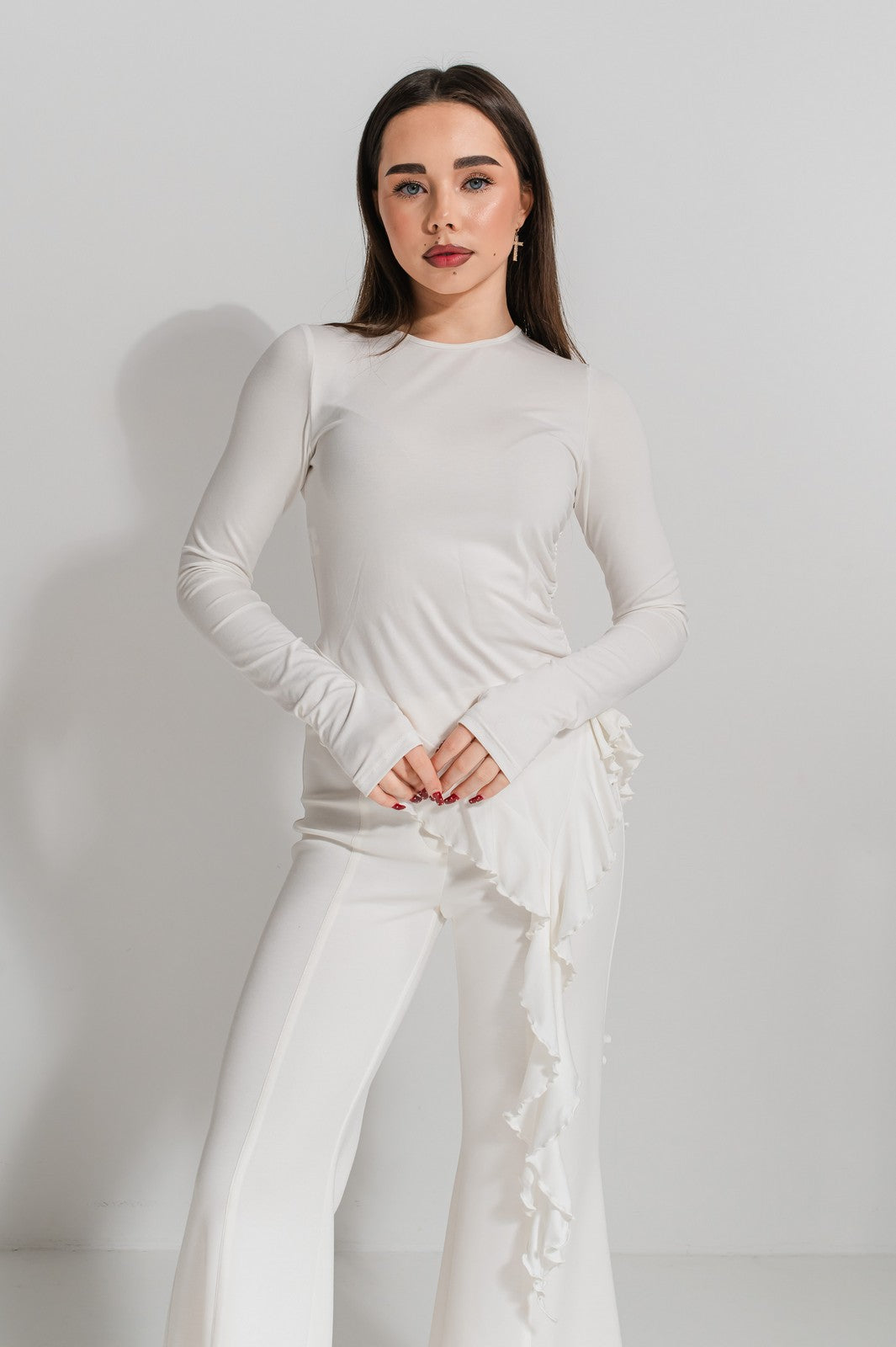 Bluza Nicole Alb