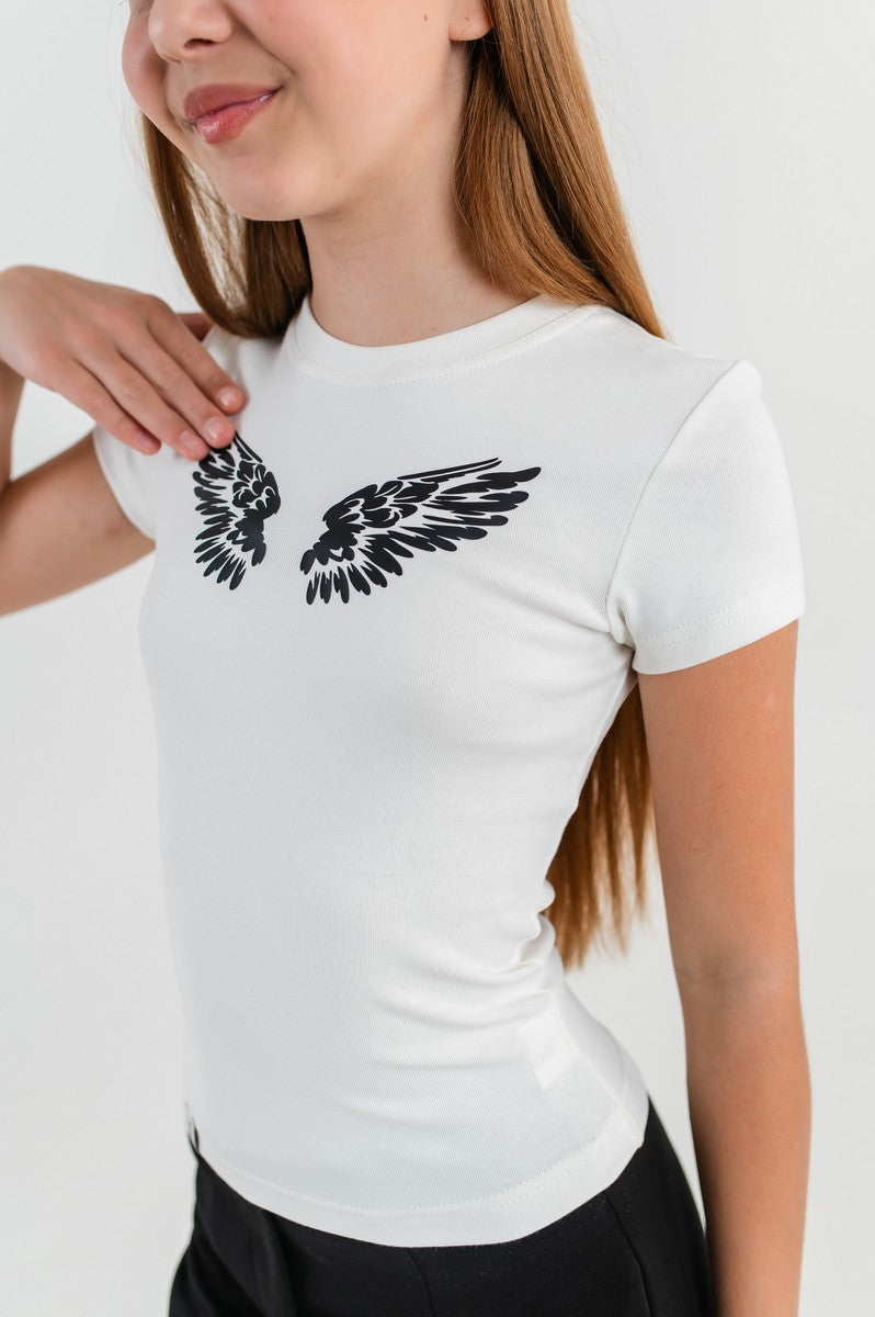 Bluza Shine Wings – Alb
