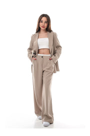 Pantaloni Bernarda bej