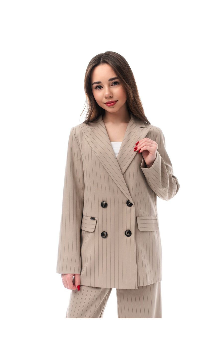 Pantaloni Bernarda bej