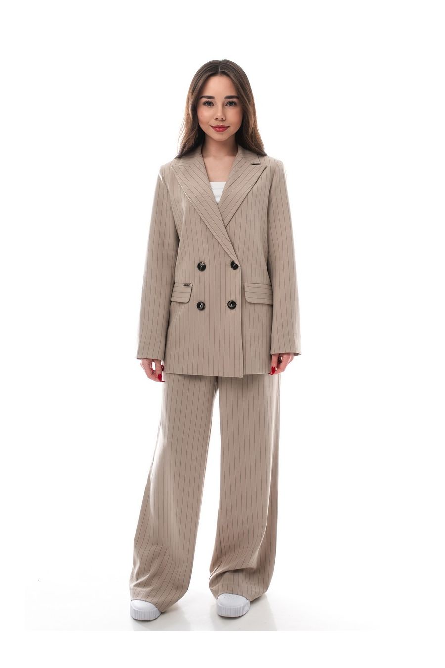 Pantaloni Bernarda bej