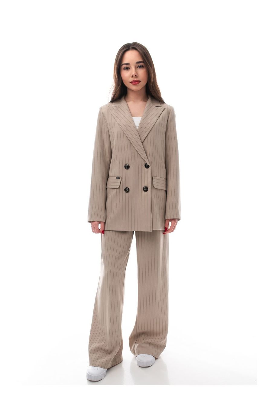 Pantaloni Bernarda bej