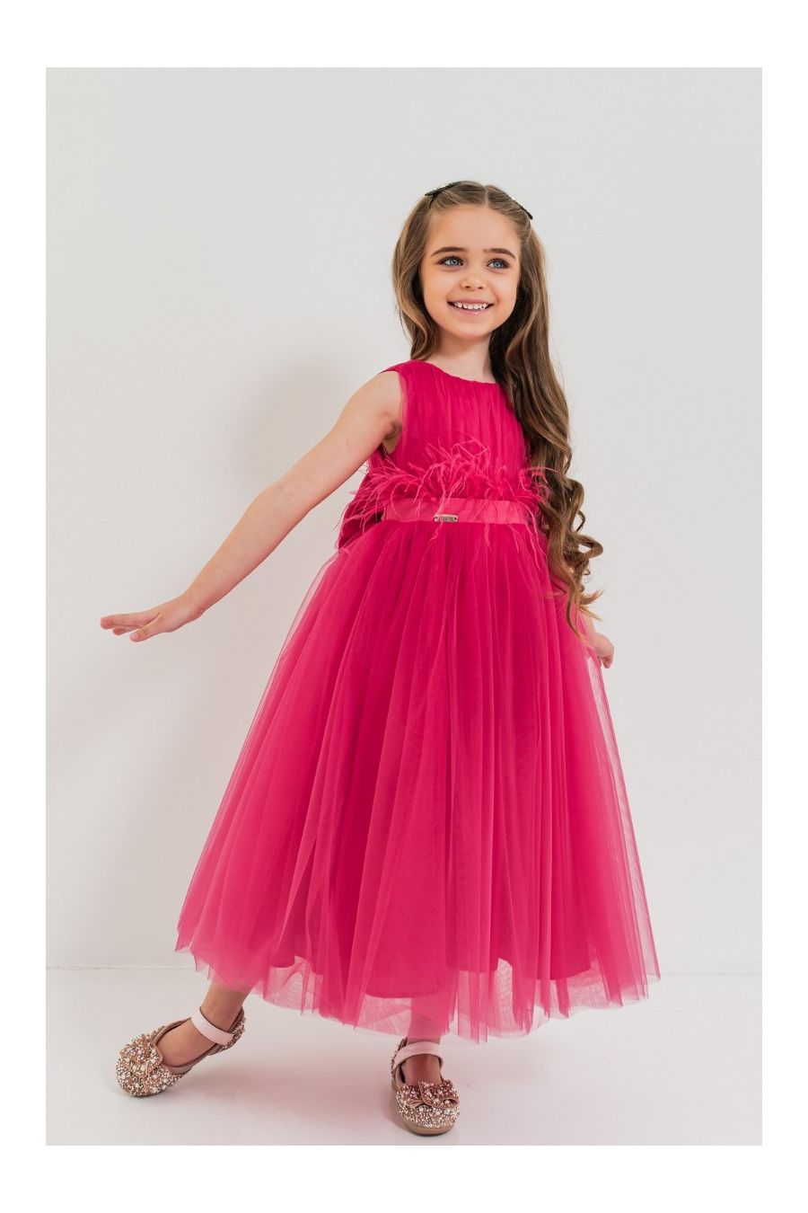 Rochie eleganta fucsia Jasmine