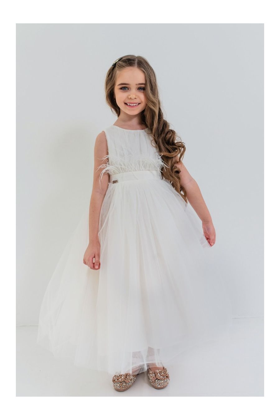 Rochie eleganta alba Jasmine