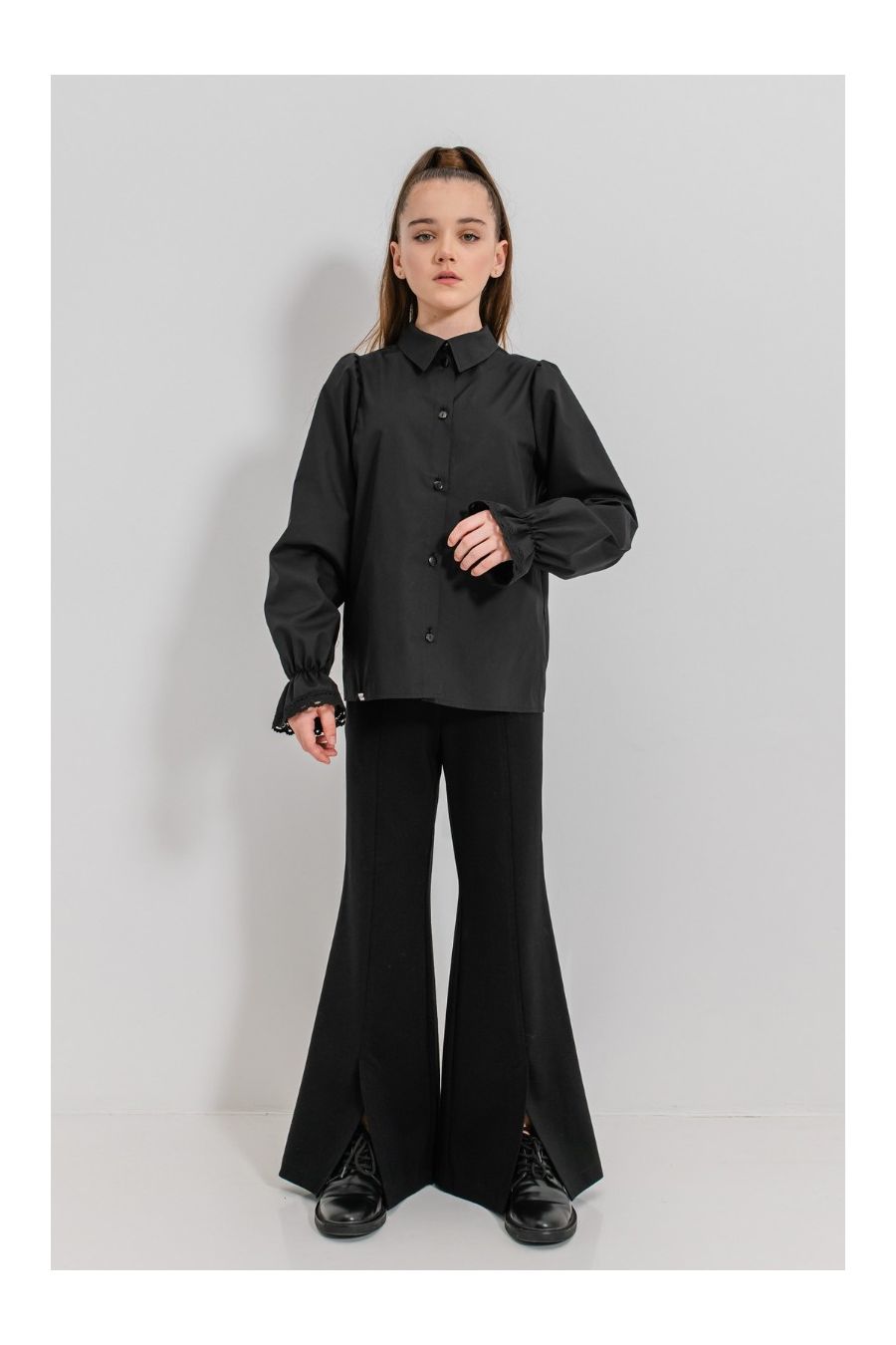 Pantaloni fete evazati Wendy