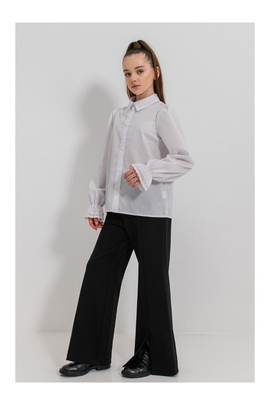 Pantaloni fete evazati Wendy