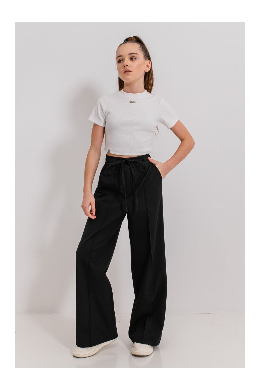 Pantaloni negri Daphne