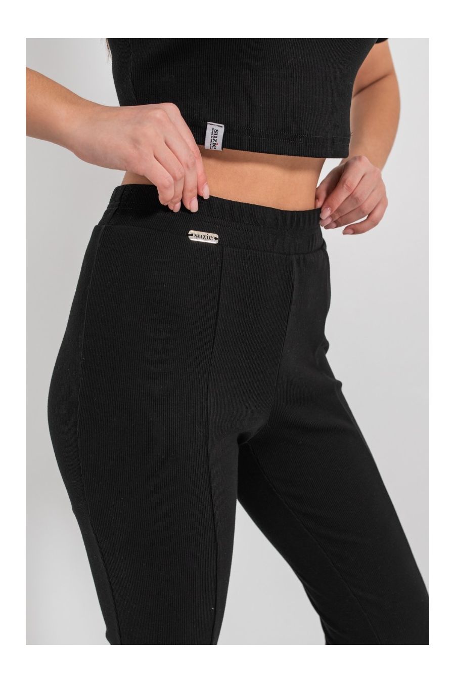 Pantaloni negri Casey