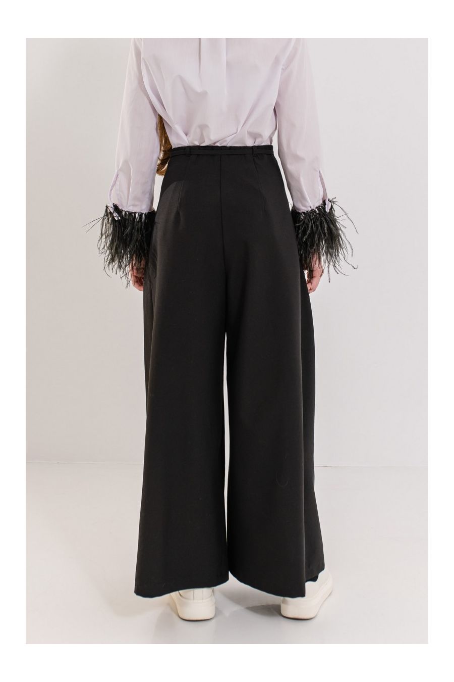 Pantaloni eleganti palazzo Leslie