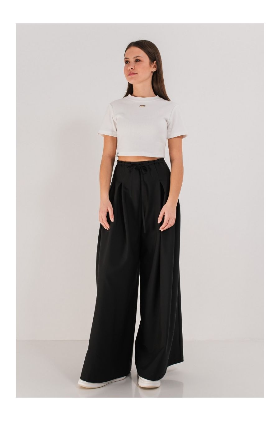 Pantaloni eleganti palazzo Leslie