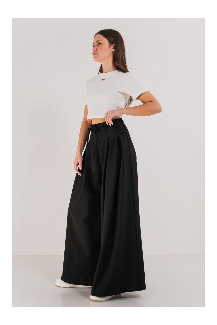 Pantaloni eleganti palazzo Leslie