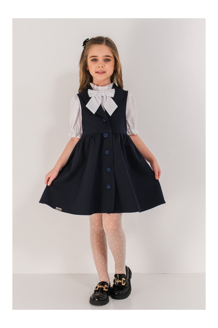 Sarafan scoala uniforma Ashley
