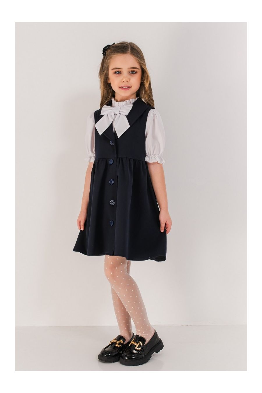 Sarafan scoala uniforma Ashley
